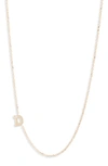 Anzie Diamond Initial Necklace