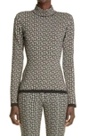 BALMAIN MONOGRAM JACQUARD SWEATER,WF1KF000K253