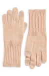 Nordstrom Recycled Cashmere Gloves In Beige