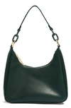 House Of Want Newbie Vegan Leather Shoulder Bag In Hunter Green