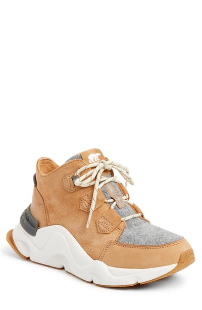 Sorel Kinetic Rnegd Caribou Insulated Sneaker In Tawny Buff Qua