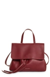 Mansur Gavriel Soft Lady Leather Bag In Claret