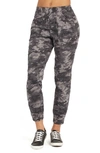 Spanxr Stretch Twill Jogger Pants In Blackwash Camo