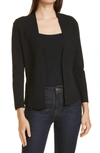 M.m.lafleur The Woolf Cardigan In Black