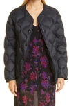 Rag & Bone Rudy Belted Quilted Shell Down Jacket In Black