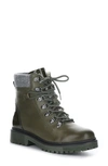 Bos. & Co. Axel Waterproof Boot In Olive/ Grey Feel Leather