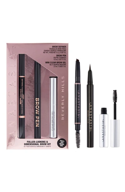 Anastasia Beverly Hills Fuller-looking & Dimensional Brow Kit In Ebony
