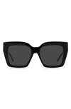 Jimmy Choo Elenigs 53mm Square Sunglasses In Grey