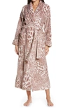 NATORI LEOPARD PLUSH ROBE,H74274