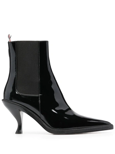 Thom Browne 75mm Chelsea Boots In Schwarz