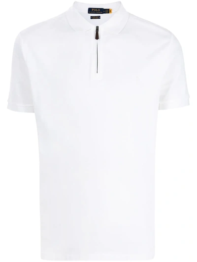 Polo Ralph Lauren Short-sleeve Polo Shirt In Weiss