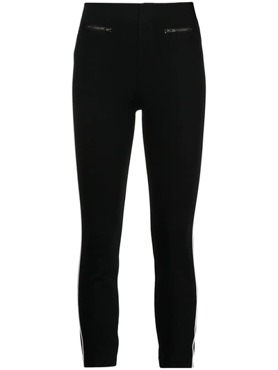 Spanx The Perfect Pant Piped Ankle Skinny Pants In Schwarz