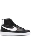 Nike Blazer Mid 77 High-top Sneakers In Schwarz