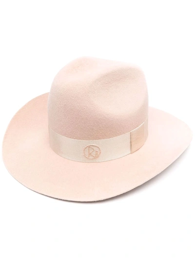 Ruslan Baginskiy Logo-trim Fedora Hat In Beige