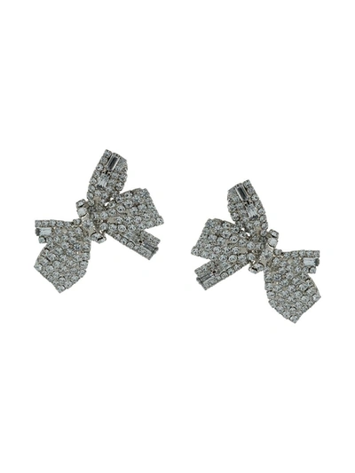 Jennifer Behr Brigette Crystal-embellished Earrings In 银色