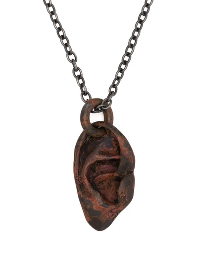 Parts Of Four Body Part Necklace In 灰色