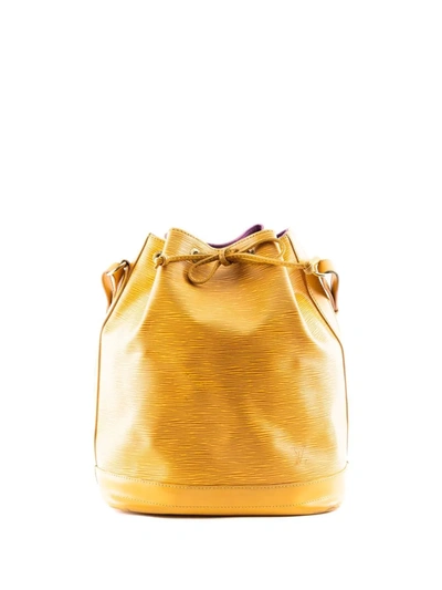 Pre-owned Louis Vuitton 2000s  Épi Noé Shoulder Bag In 黄色