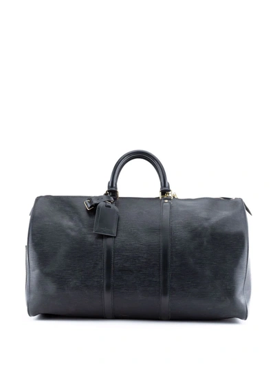 Pre-owned Louis Vuitton 1990s  Épi Keepall 50 Travel Bag In 黑色