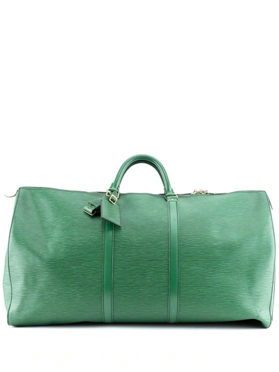 Pre-owned Louis Vuitton 1990s  Épi Keepall 60 Travel Bag In 绿色
