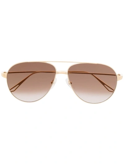 Cartier Aviator-frame Sunglasses In 007