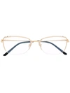 CARTIER PANTHER-PATTERN GLASSES