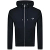FRED PERRY FRED PERRY FULL ZIP HOODIE NAVY
