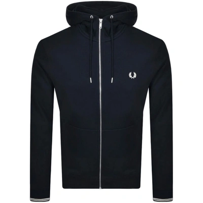 Fred Perry Full Zip Hoodie Navy