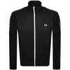 Fred Perry Contrast Tape Track Jacket In Black