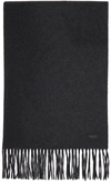 Rag & Bone Recycled Wool Mercer Classic Scarf In Charcoal