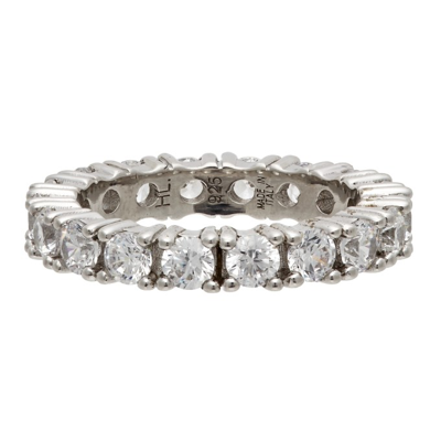 Hatton Labs White Eternity Ring In Silver