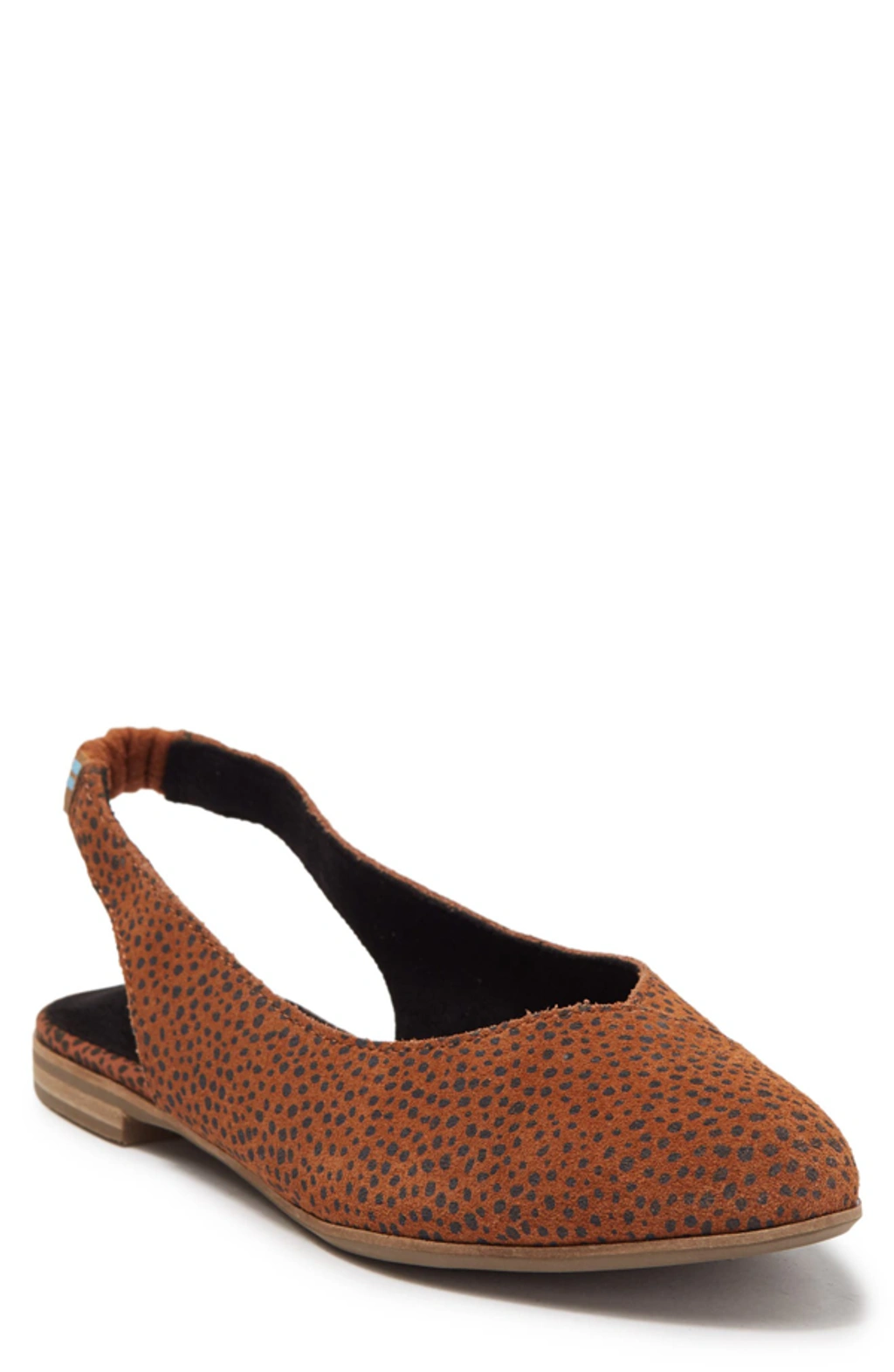 Toms Julie Slingback Flat In Tan Mini Cheth Suede ModeSens