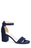 Cl By Laundry Chinese Laundry Jody Ankle Strap Sandal In Navy