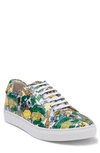 French Connection Rocket Music Print Sneaker In White