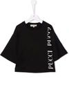Emilio Pucci Junior Logo-print Cotton T-shirt In Black