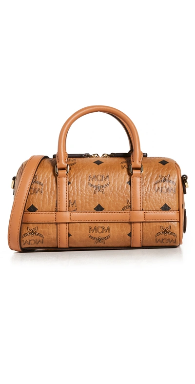 MCM Black Mini Visetos Boston Bag For Sale at 1stDibs  mcm boston bag black,  mcm black boston bag, mcm mini boston bag