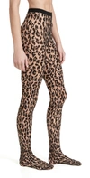Wolford Josey 20 Denier Leopard-print Tights