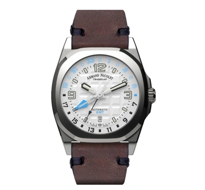 Armand Nicolet Jh9 Automatic Silver Dial Mens Watch A663haa-az-pk4140tm In Brown / Silver