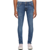 Nudie Jeans Tight Terry Jeans In Steel Navy