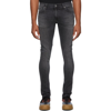 Nudie Jeans Terry Mid-rise Skinny Jeans In Grau