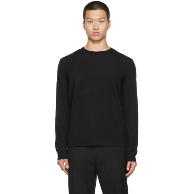 Theory Evers Long-sleeve Colorblock Cashmere Sweater In Poseidon