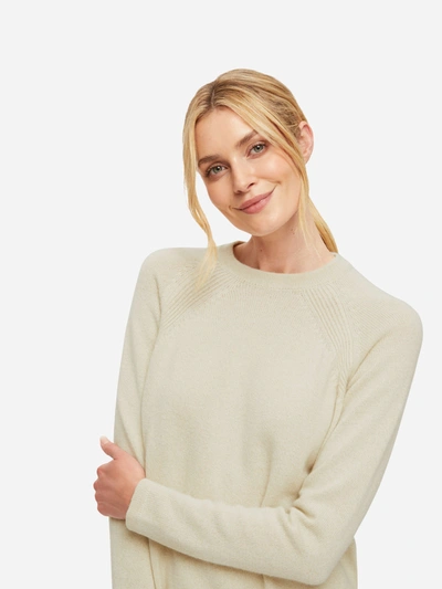 Derek Rose Women's Sweater Daphne Cashmere Cream