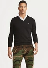 POLO RALPH LAUREN WASHABLE WOOL V-NECK SWEATER,0044407740