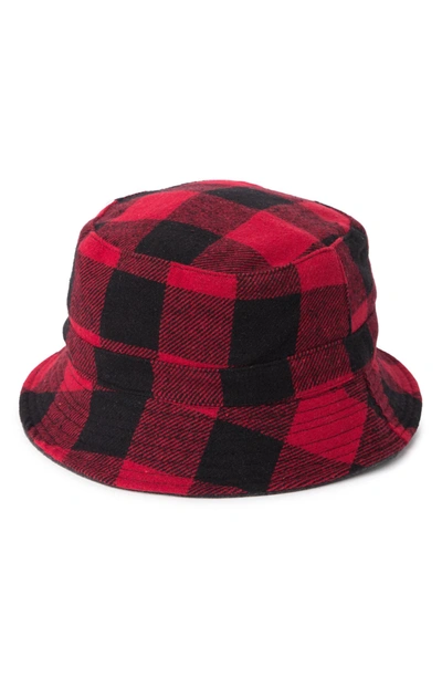Abound Reversible Bucket Hat In Red Combo