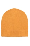 Vince Camuto Cashmere Knit Beanie In Mustard