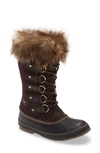 Sorel Joan Of Arctic Faux Fur Waterproof Snow Boot In Cattail