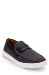 Aston Marc Drift Mens Faux Leather Slip On Boat Shoes In Grey