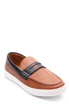Aston Marc Casual Slip-on Sneaker In Tan