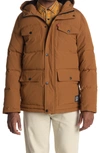 Levi's Arctic Cloth Heavyweight Parka Jacket In Brown