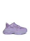 Balenciaga Purple Triple S Sneakers