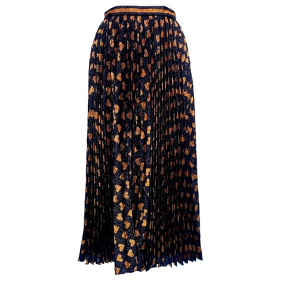 Pre-owned Gucci Silk Mid-length Skirt In Multicolour